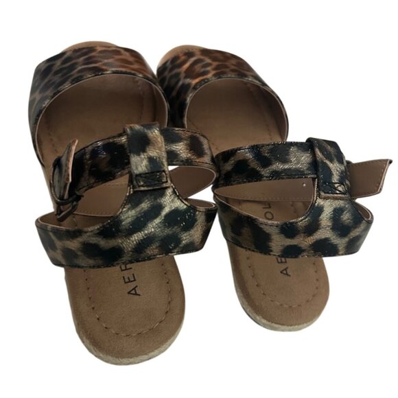 Aerosoles Women's Demarest Leopard Espadrille Sandals Size 6.5 New In Box - Picture 5 of 11